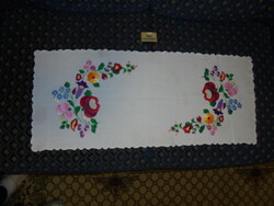 Kalocsai embroidered tablecloth, runner