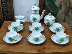 6 Personal Herend Appony coffee set