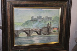 Antique signed painting 263