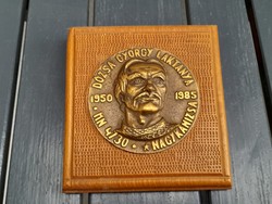 Dózsa György bronz plakett