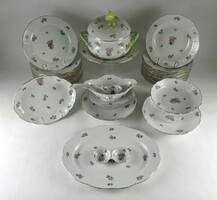 1Q693 Herend Eton pattern two-course dinner set 35 pieces