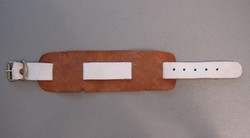 Retro small-scale split leather watch strap from the 60s and 70s