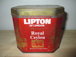 Lipton, metal tea box