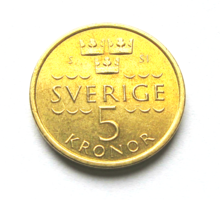 Sweden - 5 kroner - 2016