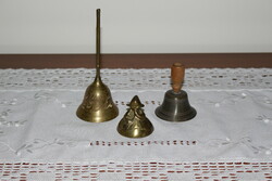 2 Copper servant bells (price per 1 piece) - the wooden handle is sold out