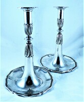 A special pair of antique silver candlesticks, 1909!!!