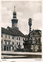 C - 241 printed postcard Sopron - Városháztér 1909