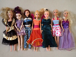 7 db Barbie baba Mattel Hasbro játék csomag gyűjtemény