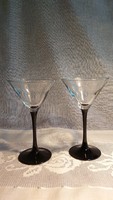 Pair of cocktail glasses