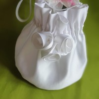 Wedding msz08 - bride's veil, tatyo with white roses