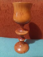 Beautiful carved wooden candle holder
