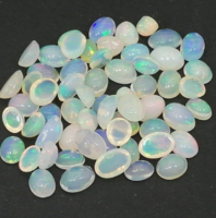 60 noble opals - with certification - 15.08 ct