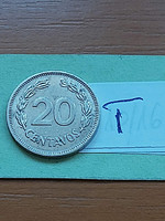 Ecuador 20 centavos 1974 copper-nickel #t