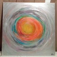 KarTüArt - GATE / Átjáró 90x90 cm -es festmény