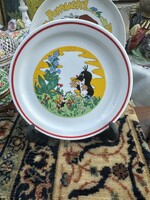 Zsolnay porcelán gyerek tányér