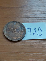 Canada 1 cent 1967 100 years of Canada, ii. Queen Elizabeth, bronze 729