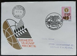 Ff3477 / 1981 World Food Day stamp ran on fdc