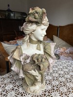 Porcelain female bust