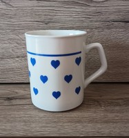 Zsolnay mug with blue heart