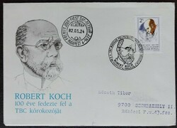 FF3501 / 1982 Robert Koch bélyeg FDC-n futott