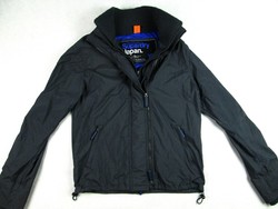 Original superdry (l / xl) dark gray men's transitional jacket