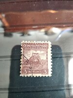 Csehszlovákia 1926, 3 korona záróérték , Árvai vár