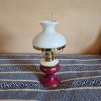 Porcelán petróleum lámpa