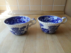 2 defective English Copeland Spode porcelain cups