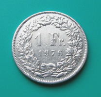 Svájc  - 1 frank  - 1976