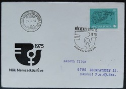 FF3022 / 1975 A nők nemzetközi éve bélyeg FDC-n futott
