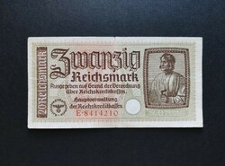 Germany 20 reichsmark / mark 1940, vf