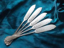 Knives with silver-plated decorative blades