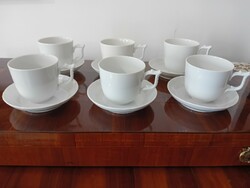 Herend white coffee cups