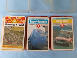 BerlinerSpielkarten Super - Technik, Auto-Welt és Formel 1 WM QUARTETT