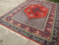 Óriás tunéziai berber kézi csomózású szőnyeg, perzsaszőnyeg, nappali szőnyeg 2,5 x 3,5 méter