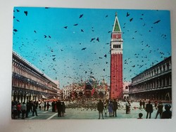 Postatiszta képeslap - Velence Szent Márk tér
