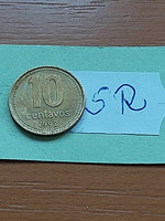 Argentina 10 centavos 1992 aluminum bronze sr