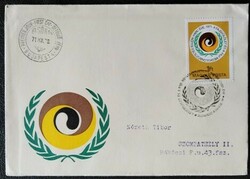 FF2747 / 1971 Faji megkülönböztetés elleni harc bélyeg FDC-n futott