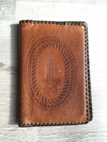 Old Russian Olympic leather wallet