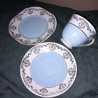 England-angol porcelán kávés/teás/reggeliző szett