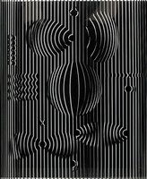 Victor Vasarely (France, 1908-1997) "Venus" from "Jalons" object.