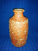 Retro Tófej kerámia váza 21,5 cm (A4)