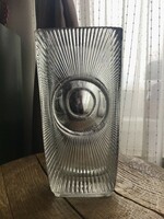 Régi cseh Rudolf Jurnikl “Osaka” üveg váza 1969-ből