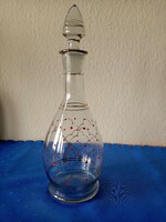 Paradise polka dot glass bottle with stopper