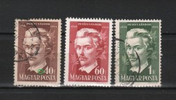 Pecsételt Magyar 1883 MPIK 1139-1141  Kat. ár   100 Ft