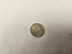 1972 to 5 pfennigs