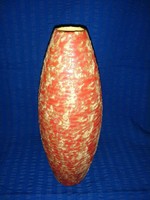 Tófej iparművész kerámia váza 30 cm magas