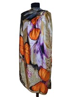 Women's butterfly scarf 90x182 cm. (7206)