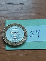 Dominica dominica 5 pesos 2002 sanchez bimetal sy