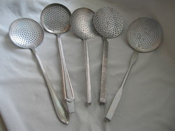 Aluminum filter spoons, foam pickers